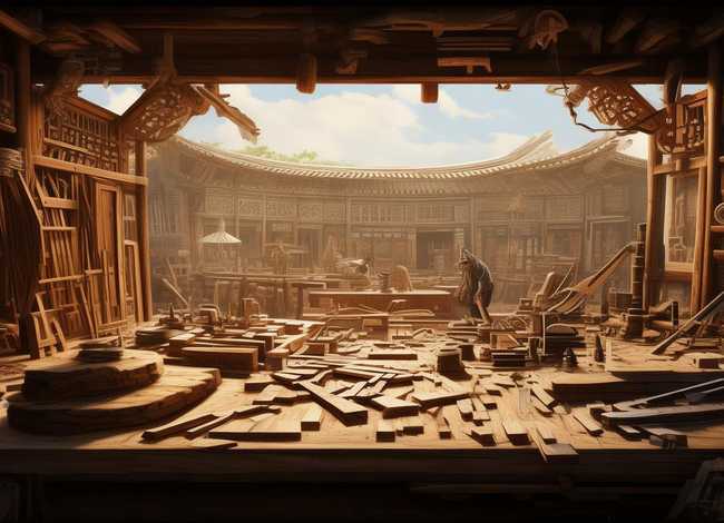 鲁班的故事ppt 鲁班的故事PPT模板免费下载