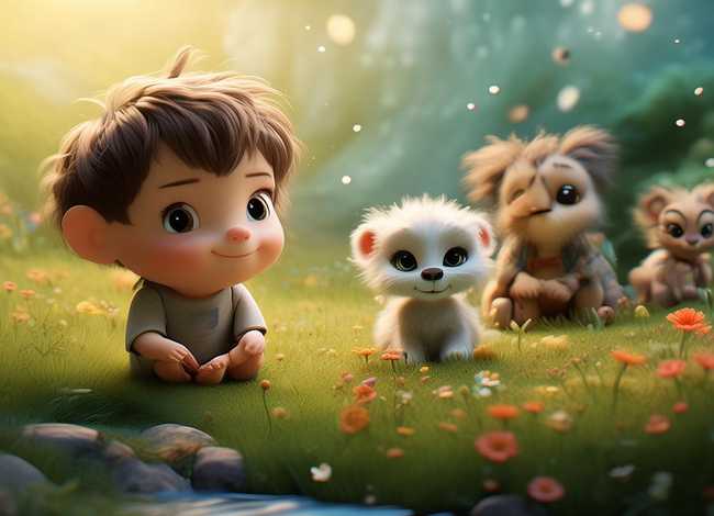 儿童情感故事简笔画 - 关于情感的幼儿故事