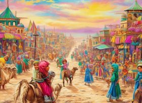 丝绸之路儿童绘画，丝绸之路幼儿绘画