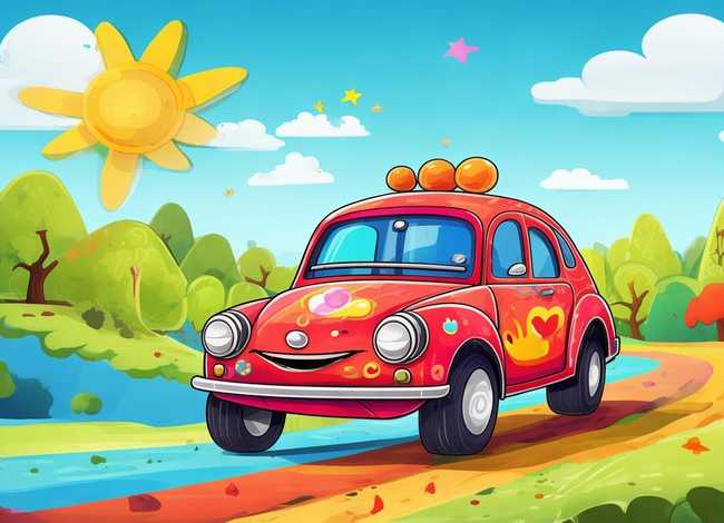 儿童有声故事红色小汽车 - 红色的小汽车故事免费听