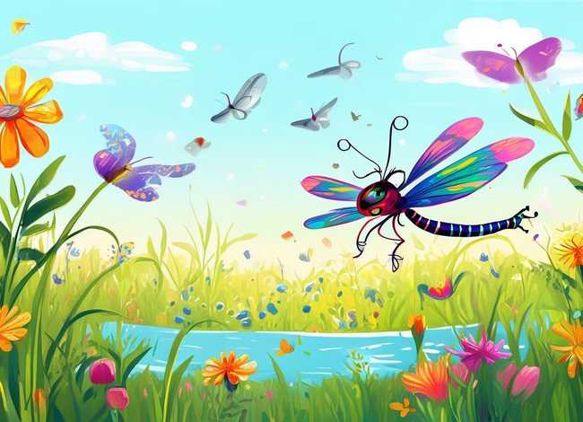 有关蜻蜓的绘本故事、有关蜻蜓的绘本故事图片