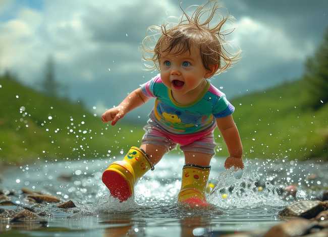 儿童绘本故事雨靴（雨晴绘本故事）