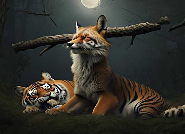 狐假虎威寓言故事300字左右 - 狐假虎威寓言故事300字左右怎么写