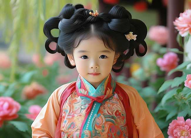 儿童汉服发型100种、儿童汉服发型100种图片