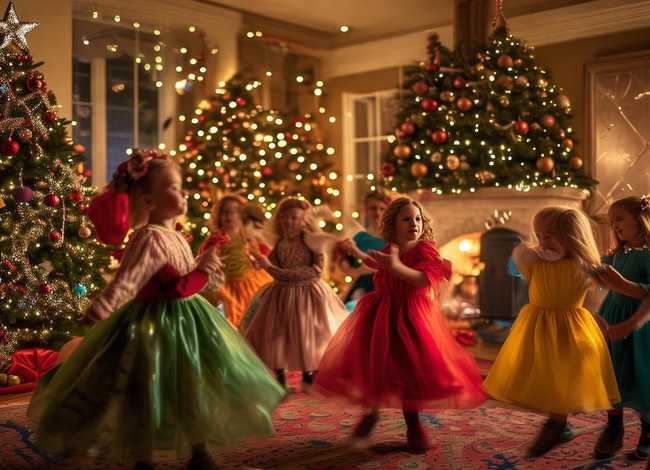圣诞节儿童舞蹈平安夜，圣诞节平安夜舞蹈视频