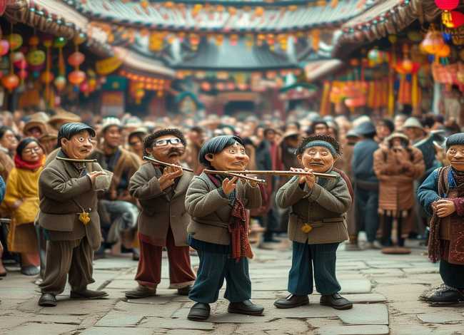 滥竽充数的故事视频表演；滥竽充数的故事动画片视频