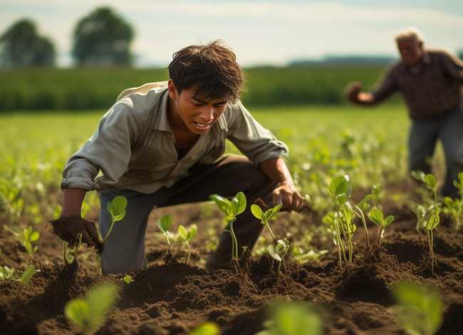拔苗助长故事带拼音打印版，拔苗助长的故事带拼音