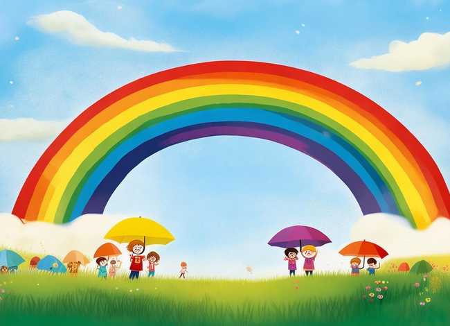 彩虹的故事绘本 彩虹的故事绘本图片 彩虹的故事绘本 彩虹的故事绘本图片