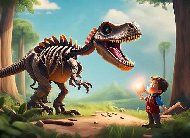 儿童故事画报·恐龙密码，恐龙图画故事