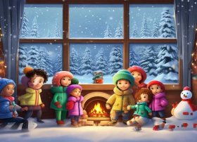 幼儿故事下雪了视频，下雪了幼儿园故事视频