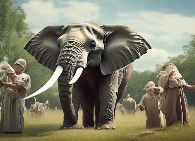 盲人摸象 的故事，盲人摸象 的故事 你明白了什么道理