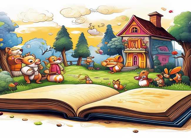 儿童故事画图片手绘 - 儿童故事手绘画图片大全