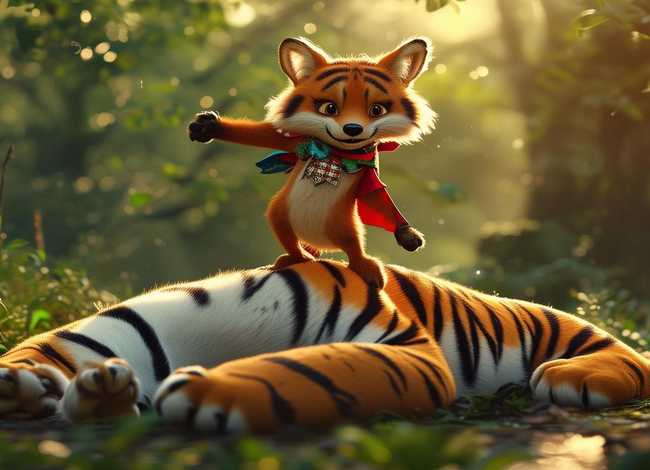 儿童故事狐假虎威文字完整版 幼儿故事狐假虎威文字