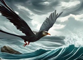 中国神话故事绘本怎么画精卫填海 - 中国神话故事绘本怎么画精卫填海图片