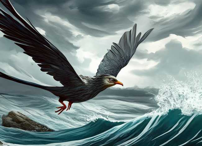 中国神话故事绘本怎么画精卫填海 - 中国神话故事绘本怎么画精卫填海图片