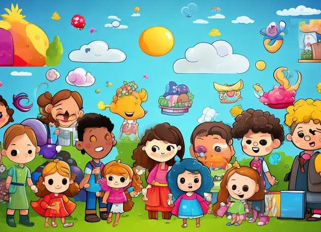 小学生儿童故事画报、小学生故事海报