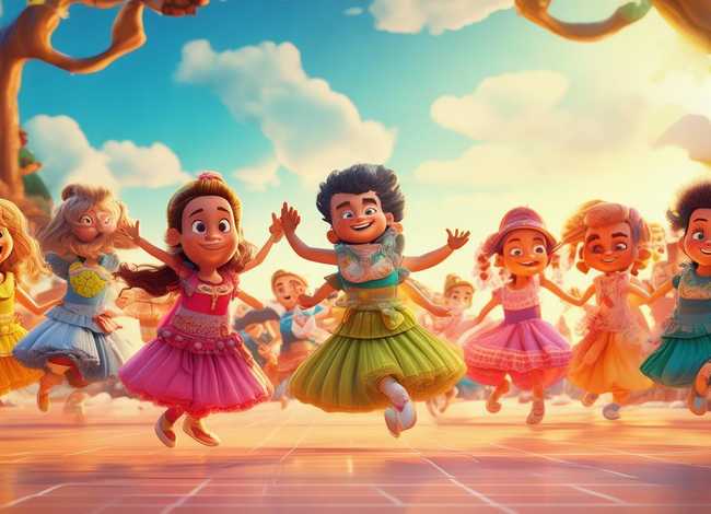 儿童跳舞动画片，儿童跳舞的动画片