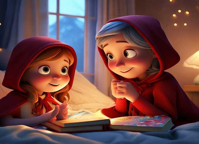 小红帽儿童睡前故事完整版，小红帽幼儿睡前故事