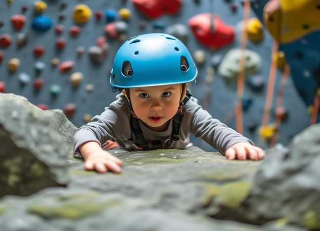 8岁攀岩儿童 儿童攀岩危险吗
