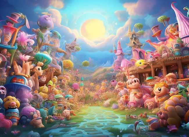 儿童经典故事画4k、创意儿童故事画4k