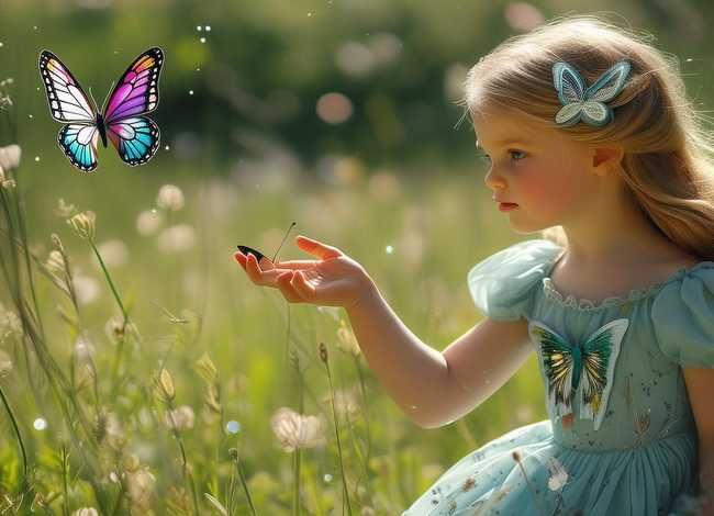 儿童故事蝴蝶公主的故事，蝴蝶和公主的故事