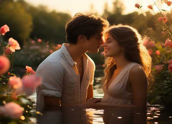 爱情的故事一下；爱情的一些故事