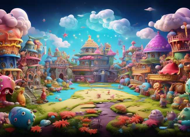 儿童经典故事画4k、创意儿童故事画4k