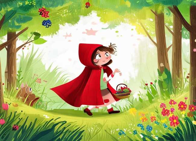 儿童小红帽故事童话，少儿故事小红帽的故事