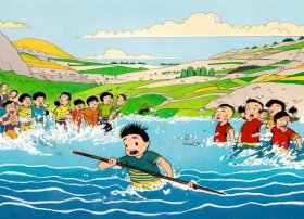 大禹治水的故事儿童版文字，大禹治水的故事简短版