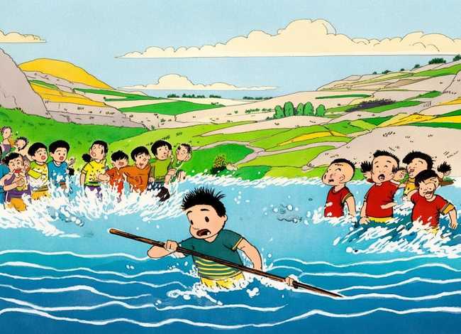 大禹治水的故事儿童版文字，大禹治水的故事简短版