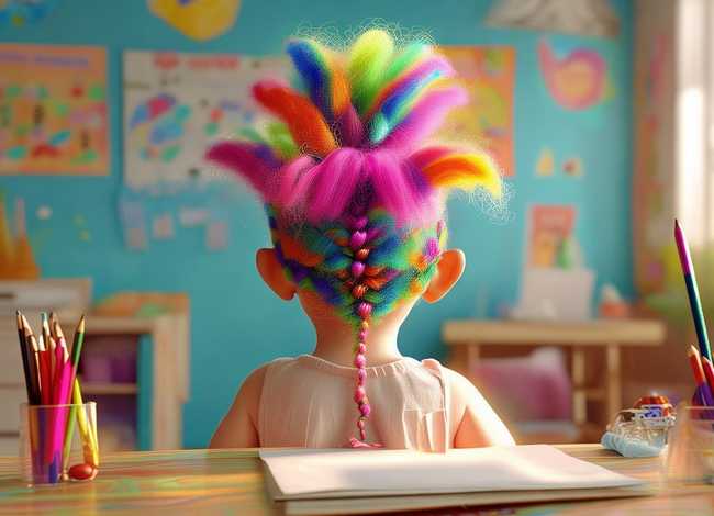 小日记儿童编发（小日记儿童编发怎么写）