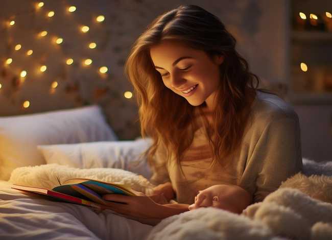 女生给孩子讲睡前故事（女生给孩子讲睡前故事大全）