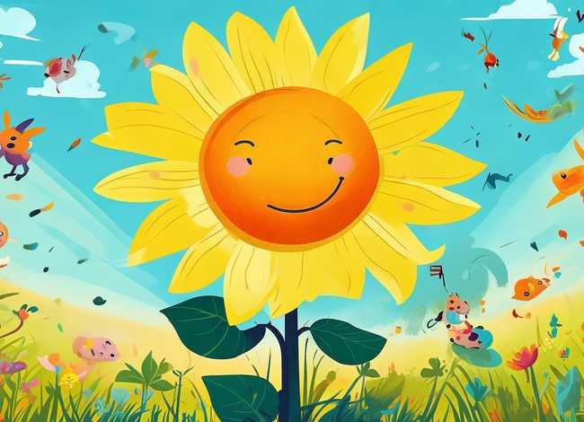 向日葵儿童故事绘本 向日葵的绘本故事 向日葵儿童故事绘本 向日葵的绘本故事