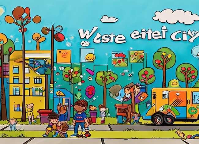 无废城市儿童画 无废城市幼儿作品