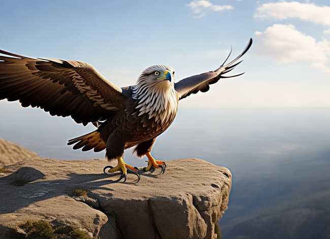 老鹰学飞翔儿童故事 - 老鹰学飞翔的故事