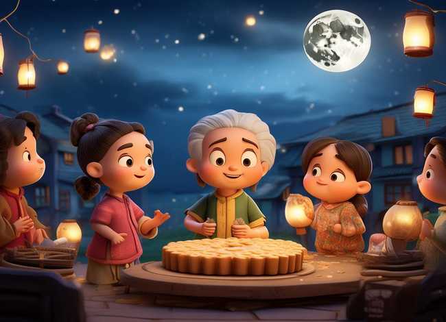 中秋节传说故事儿童版；中秋节的传说儿童版
