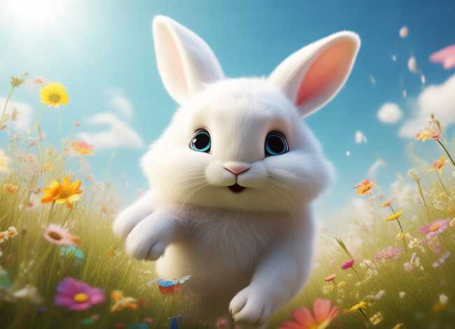 儿童故事小白兔白又白儿歌 - 儿歌童谣小白兔白又白