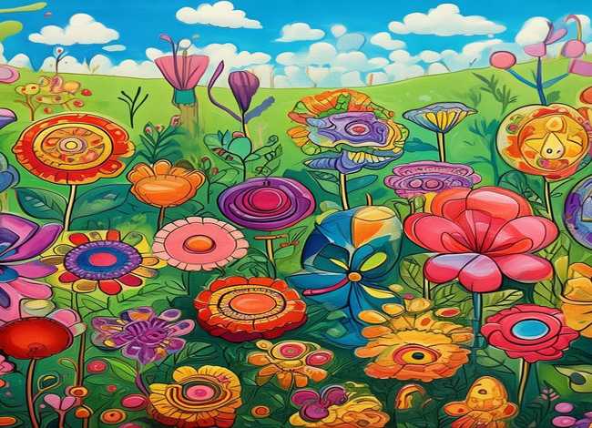 儿童英语故事插花，英语插图故事