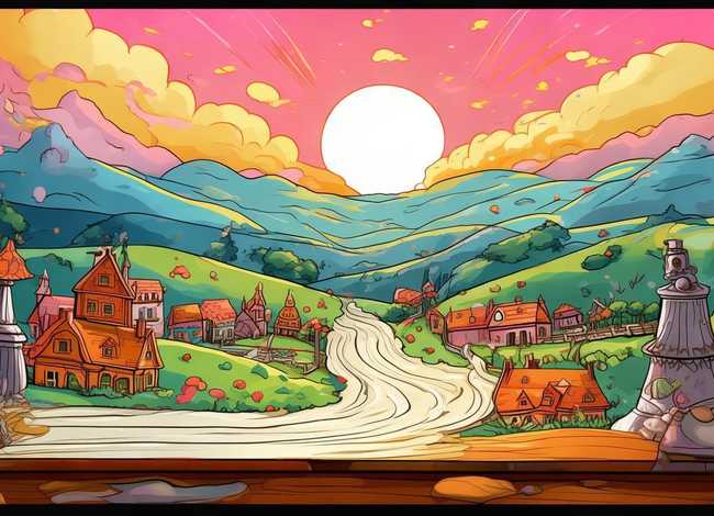 经典故事画一幅画简单 - 经典故事画一幅画简单又好看