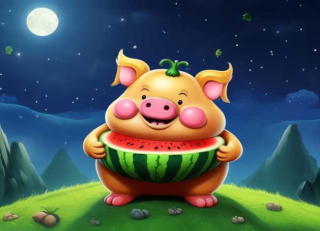 儿童故事猪八戒吃西瓜睡前故事，少儿睡前故事猪八戒吃西瓜