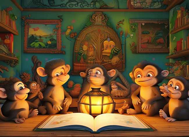 睡前猴子故事大全 - 睡前猴子故事大全图片