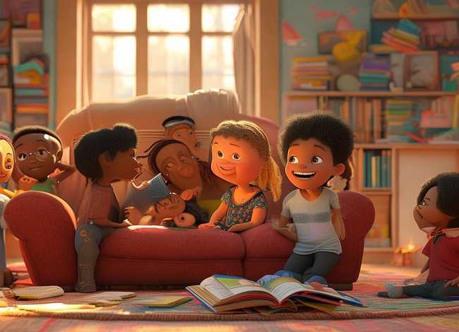 儿童故事温暖的房子；温暖的房间故事