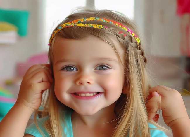 儿童爱心编发小视频 小孩编爱心头发视频教程