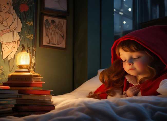 小红帽的故事儿童睡前小故事 - 小红帽的 睡前故事