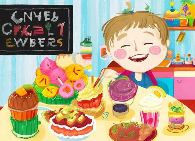 幼儿美食故事、幼儿美食绘本故事图画