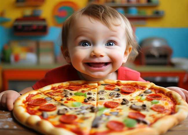 幼儿图片绘画，幼儿图片绘画披萨