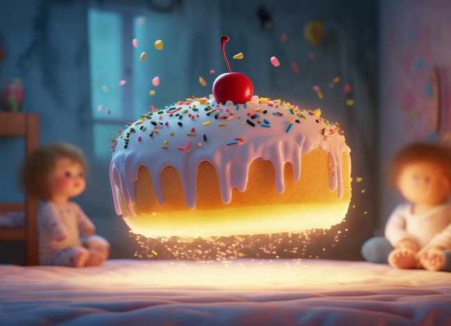 儿童睡前故事会飞的蛋糕（飞起来的蛋糕幼儿故事）