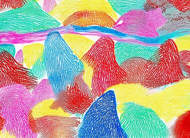 儿童创意指印画 - 创意指印画儿童指印画