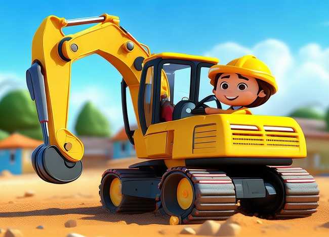 儿童挖土机动画（儿童挖土机动画片大全下载安装）