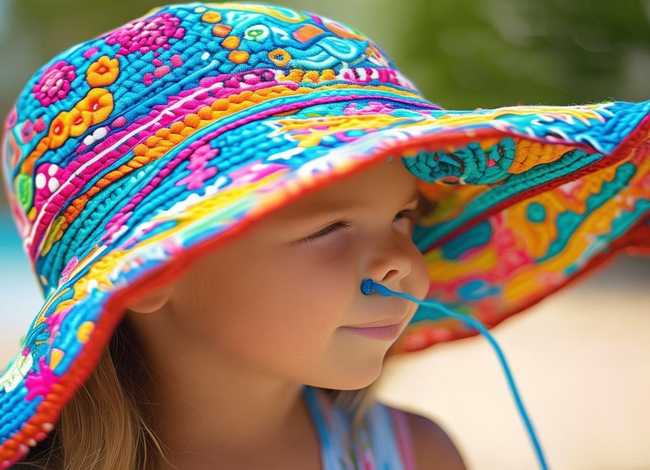 儿童太阳帽；儿童太阳帽做法和尺寸
